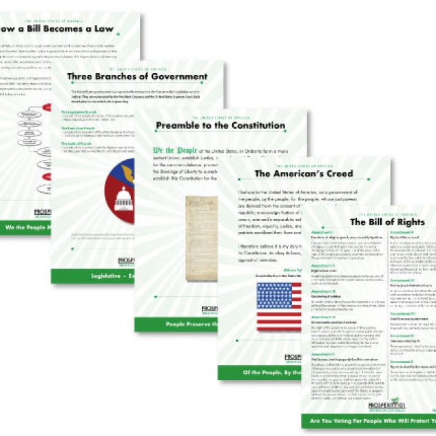 Freedom Basics, Printable 5-Poster Pack - Prosperity 101